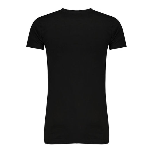 Gaudi Black Cotton T-Shirt Gaudi