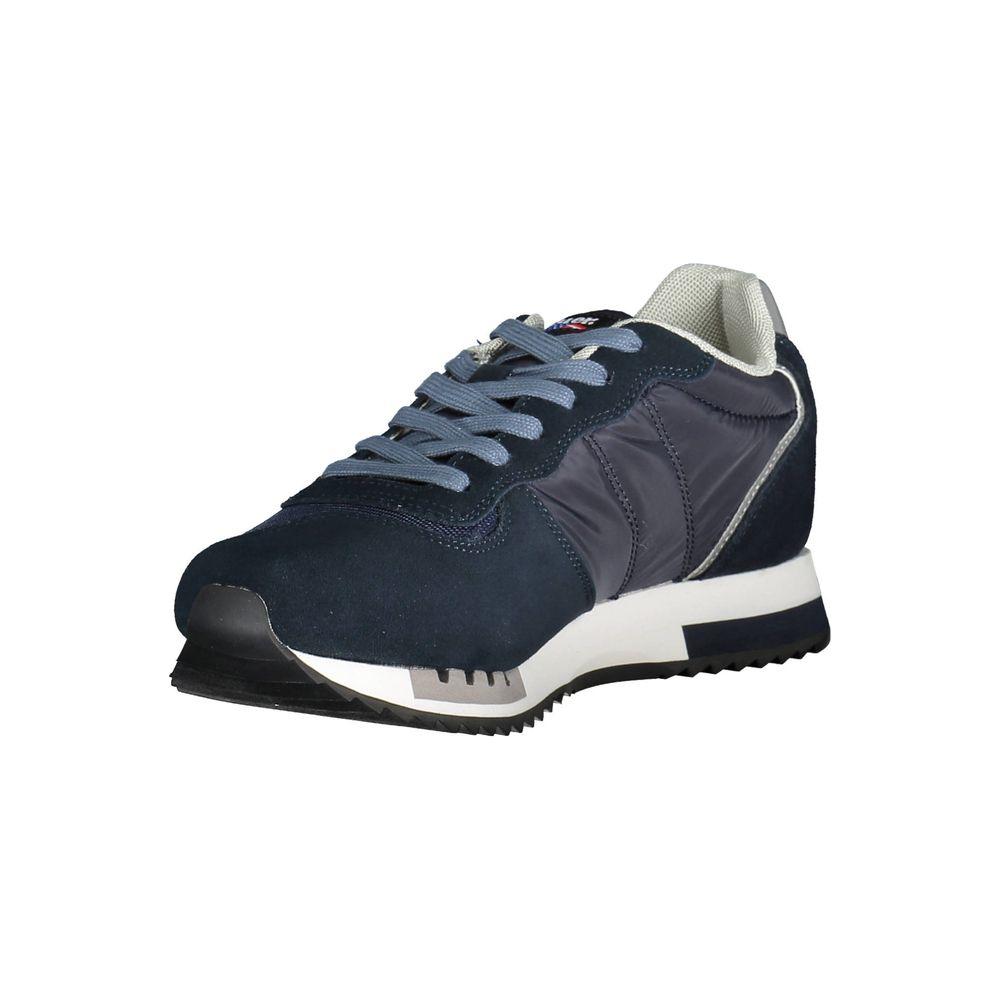 Blauer Sleek Blue Sports Sneakers with Contrasting Details Blauer