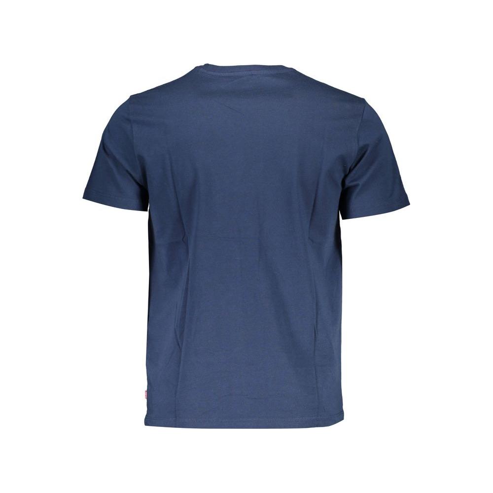 Levi's Classic Crew Neck Blue Tee with Logo Levi's