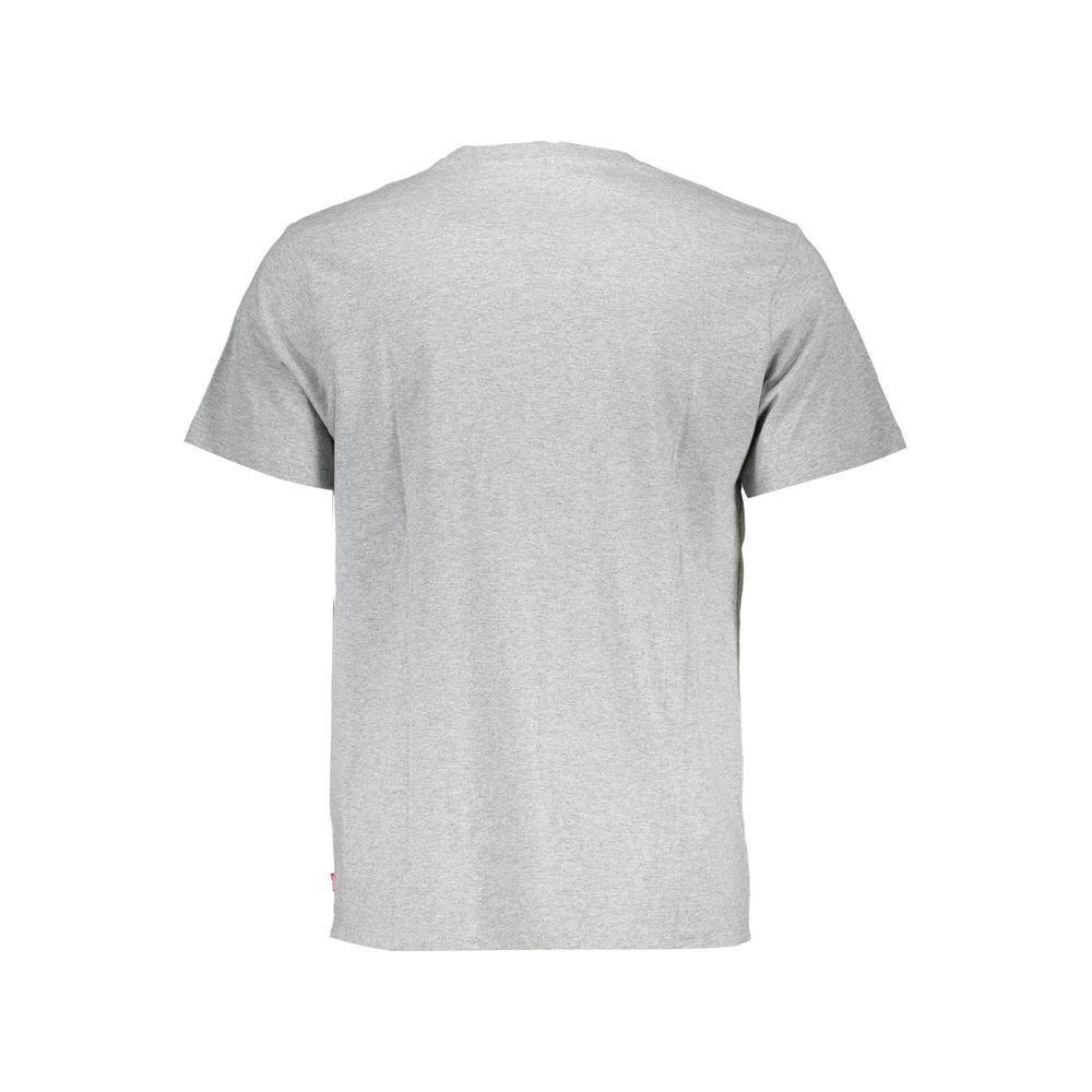 Levi's Sleek Gray Crew Neck Logo Tee Levi's