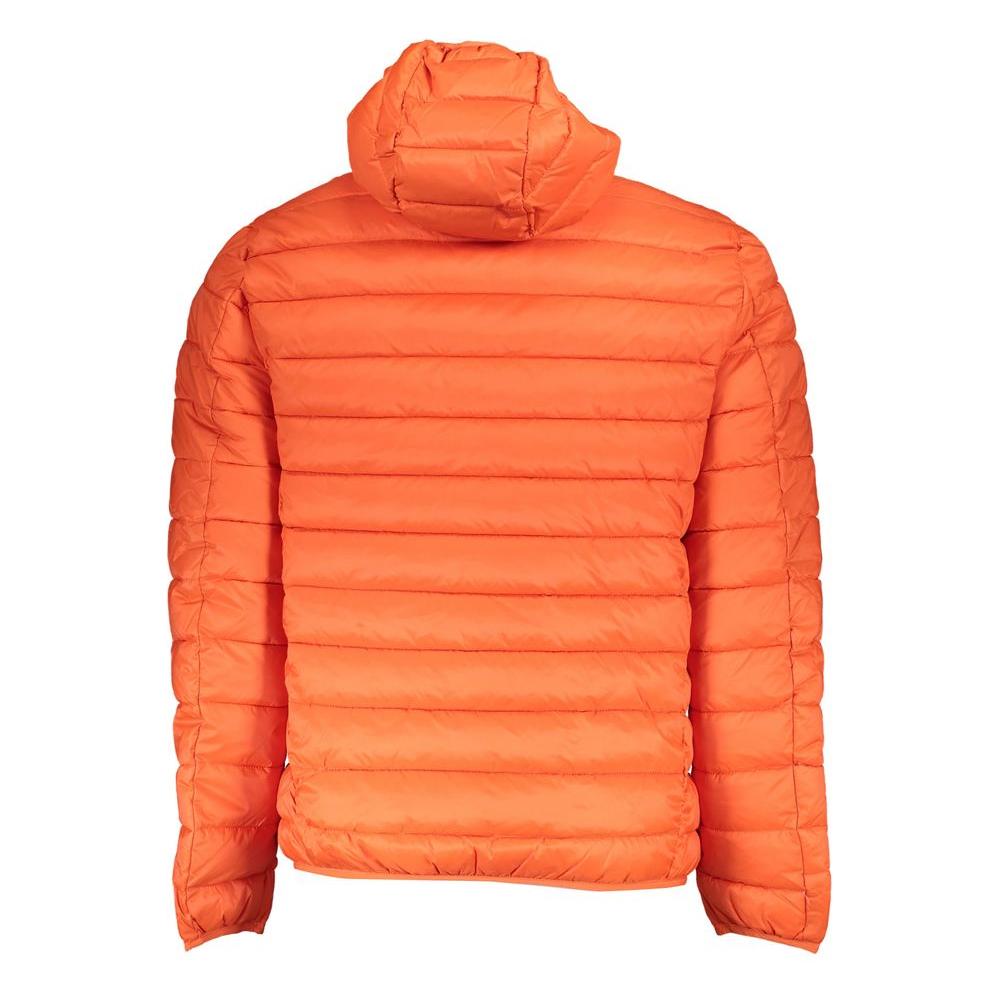 Norway 1963 Vibrant Orange Hooded Polyamide Jacket