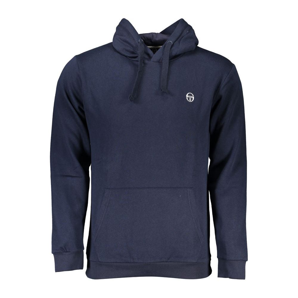 Sergio Tacchini Blue Cotton Sweater Sergio Tacchini