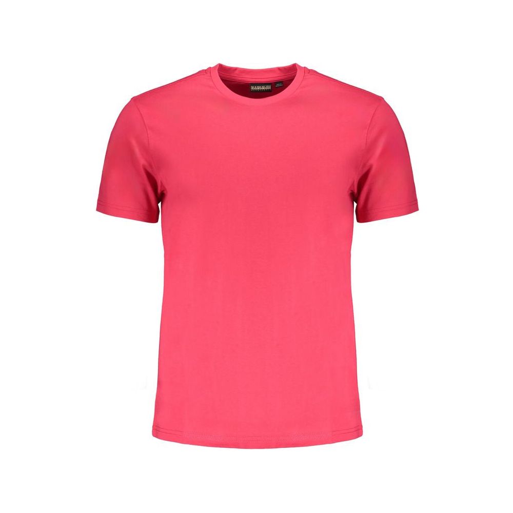 Napapijri Pink Cotton T-Shirt Napapijri