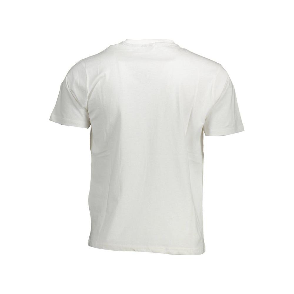 North Sails Sleek White Cotton Crew Neck Tee North Sails