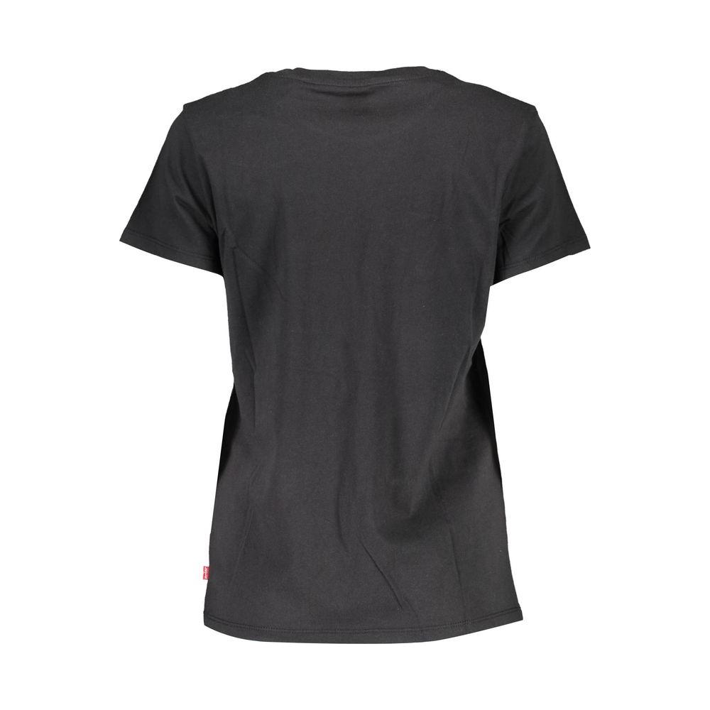 Levi's Black Cotton Tops & T-Shirt