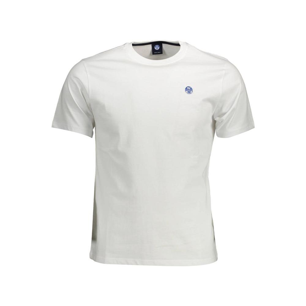 North Sails White Cotton Men TShirt