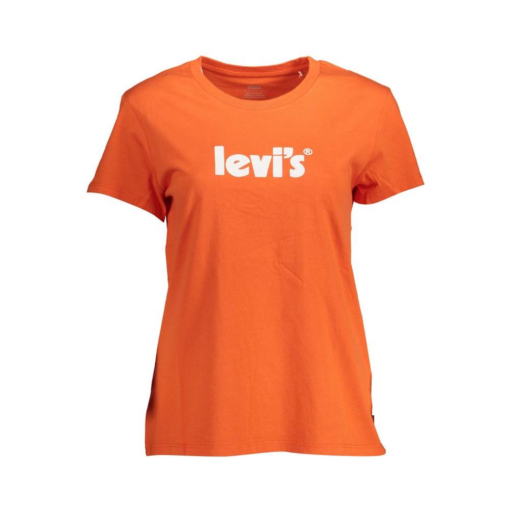 Levi's Chic Orange Logo Print Tee Levi's