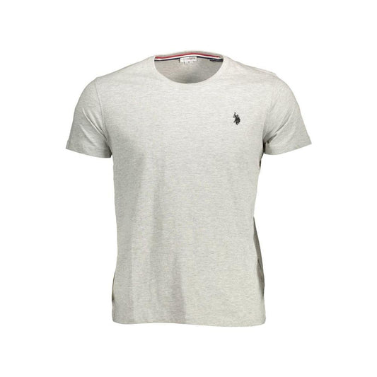 U.S. POLO ASSN. Essential Gray Embroidered Logo Tee