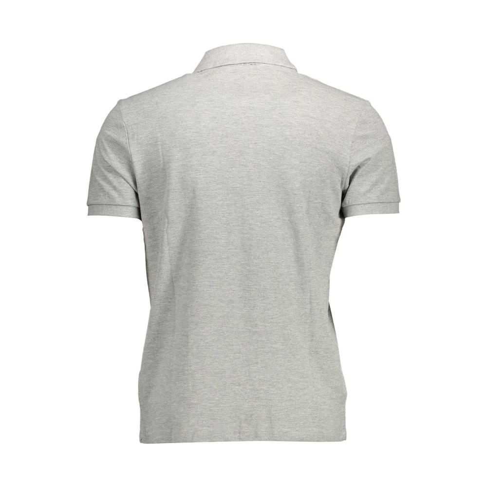 North Sails Elegant Gray Short-Sleeved Polo Shirt North Sails