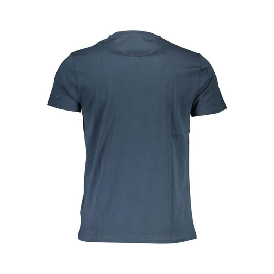 La Martina Blue Cotton Men T-Shirt La Martina