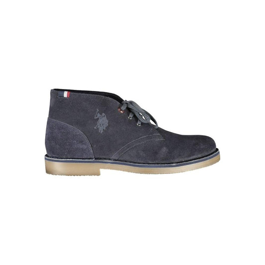 U.S. POLO ASSN. Sophisticated Blue Ankle Boots with Logo Detail U.S. POLO ASSN.