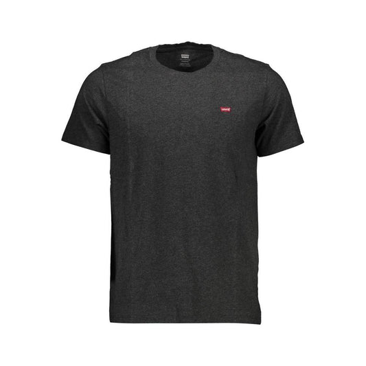 Levi's Classic Gray Cotton Tee with Logo Levi's