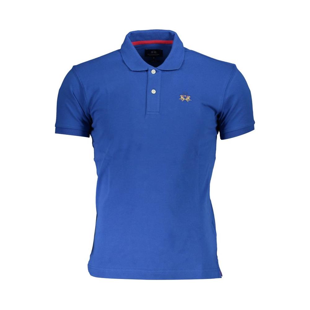 La Martina Slim Fit Embroidered Polo with Contrast Details La Martina