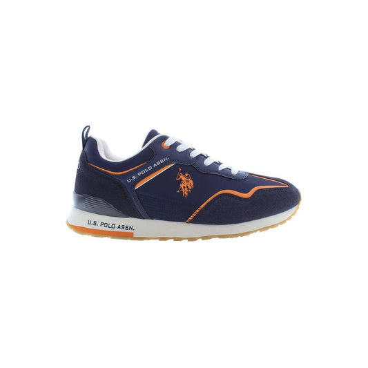 U.S. POLO ASSN. Chic Blue Sporty Lace-up Sneakers U.S. POLO ASSN.