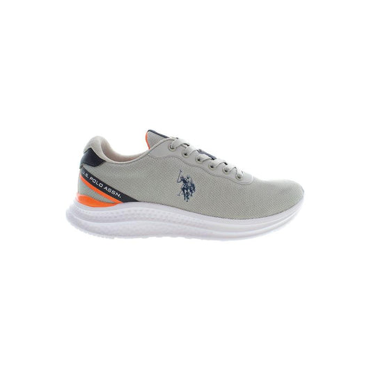 U.S. POLO ASSN. Sleek Gray Sneakers with Iconic Logo U.S. POLO ASSN.