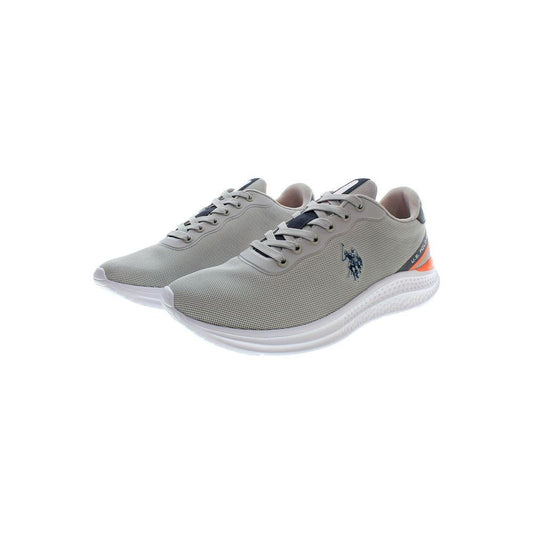 U.S. POLO ASSN. Sleek Gray Sneakers with Iconic Logo U.S. POLO ASSN.