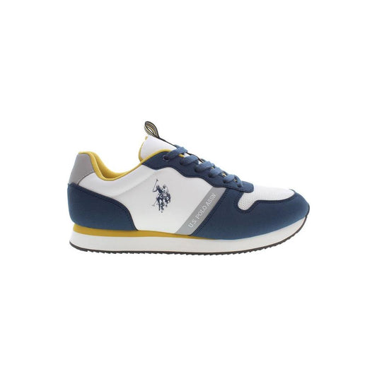 U.S. POLO ASSN. Sleek Blue Sneakers with Contrast Details U.S. POLO ASSN.