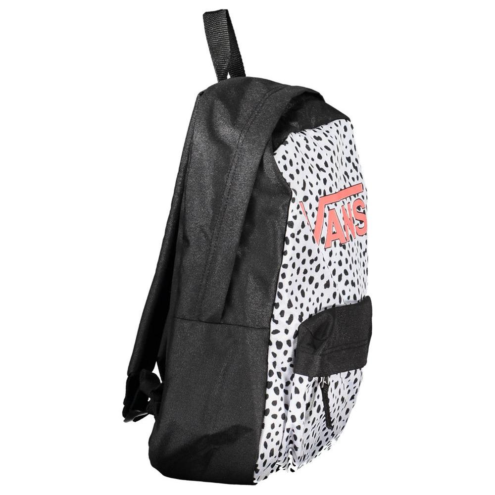 Vans Sleek Black Polyester Backpack with Logo Detail Vans