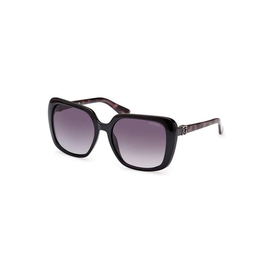 Guess Jeans Chic Black Square Lens Sunglasses Guess Jeans