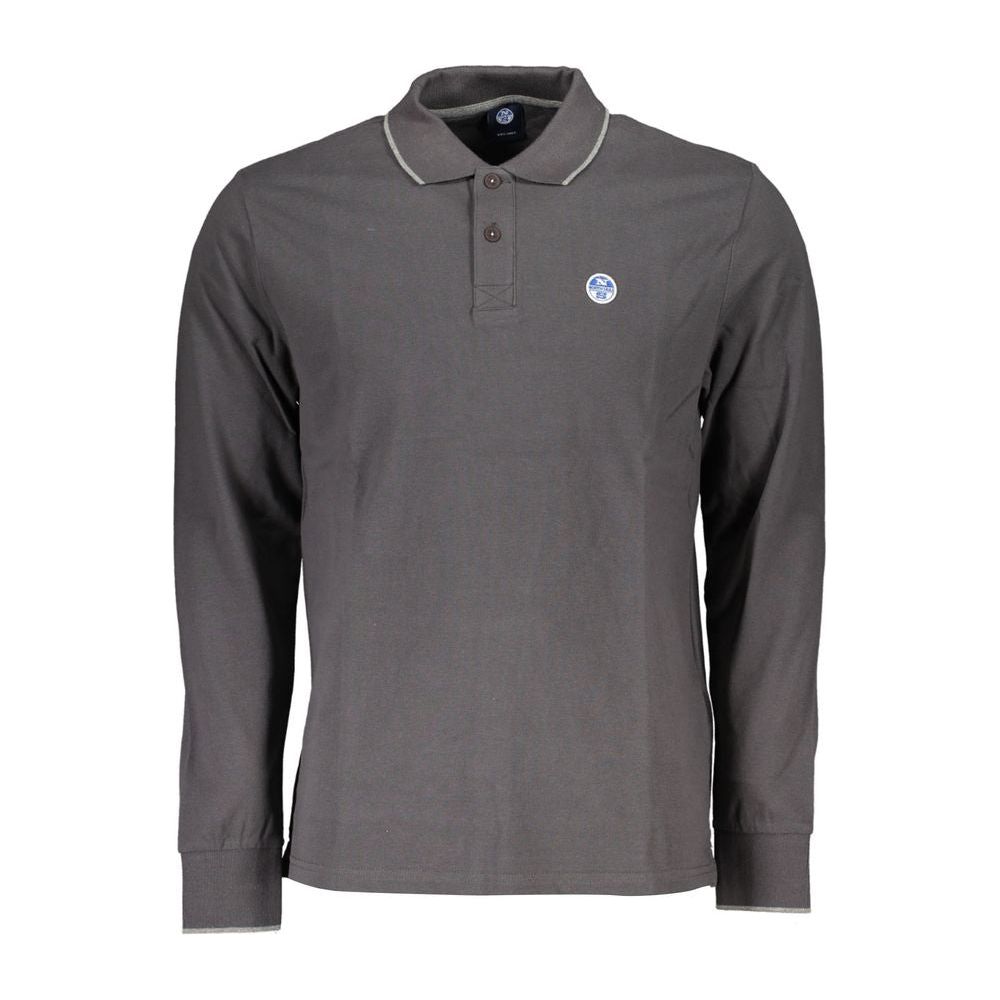 North Sails Chic Contrast Detail Long Sleeve Polo North Sails