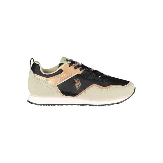 U.S. POLO ASSN. Black Polyester Sneaker U.S. POLO ASSN.