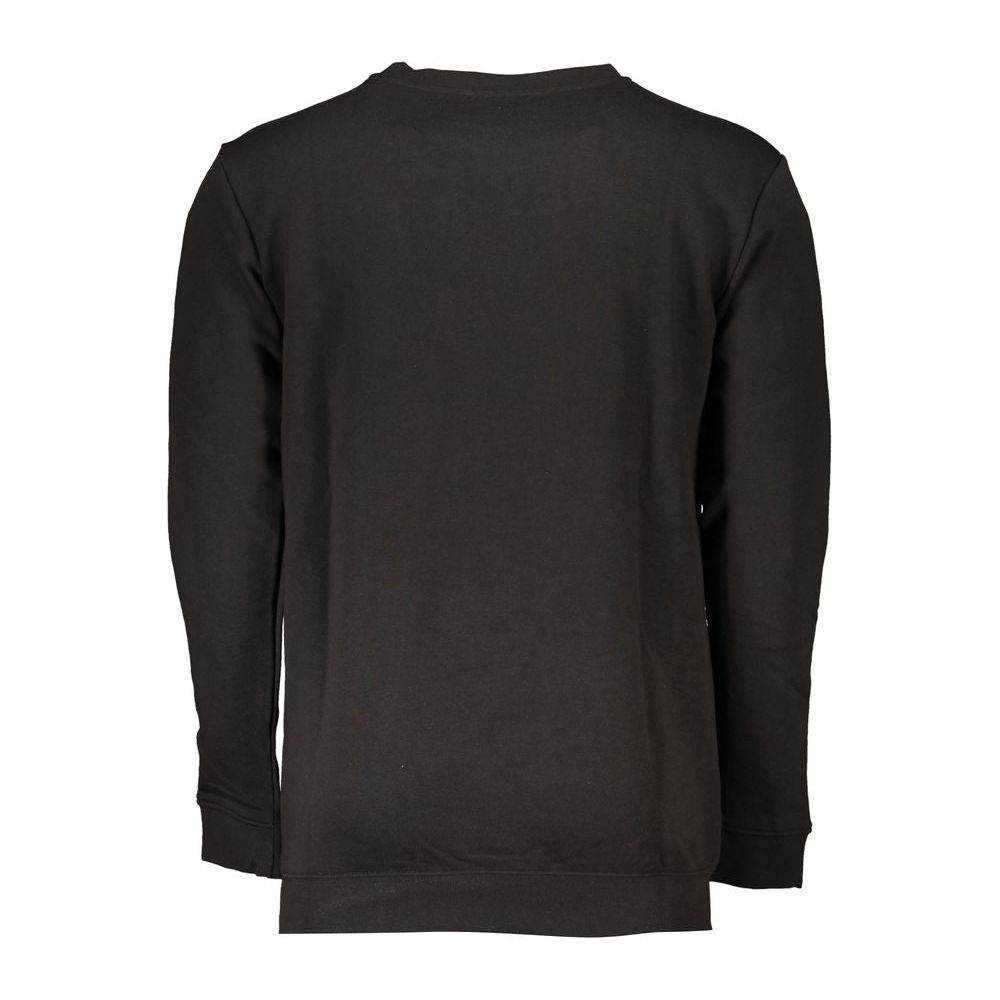 Cavalli Class Black Cotton Sweater Cavalli Class