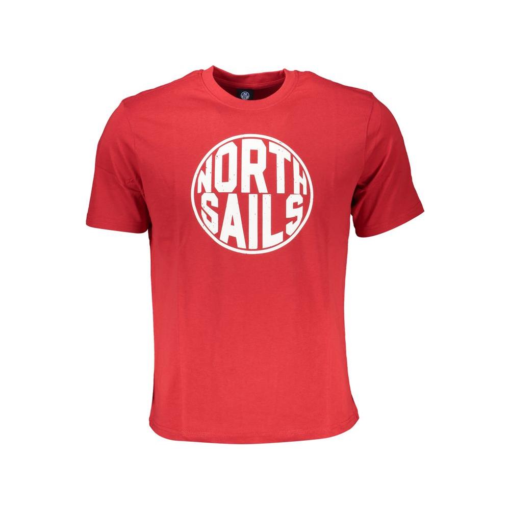 North Sails Red Cotton T-Shirt North Sails