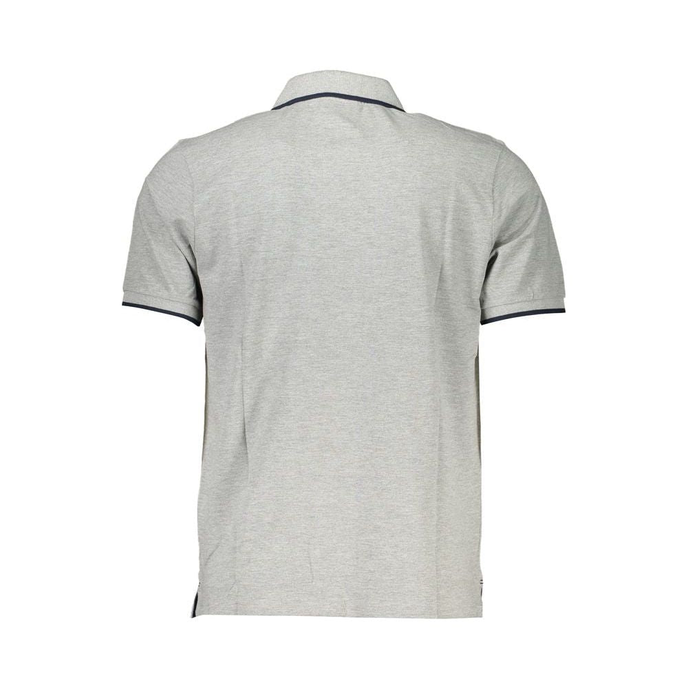 North Sails Gray Cotton Polo Shirt North Sails