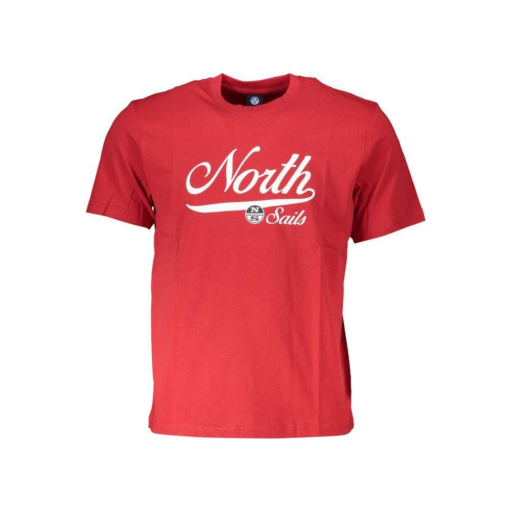 North Sails Red Cotton T-Shirt