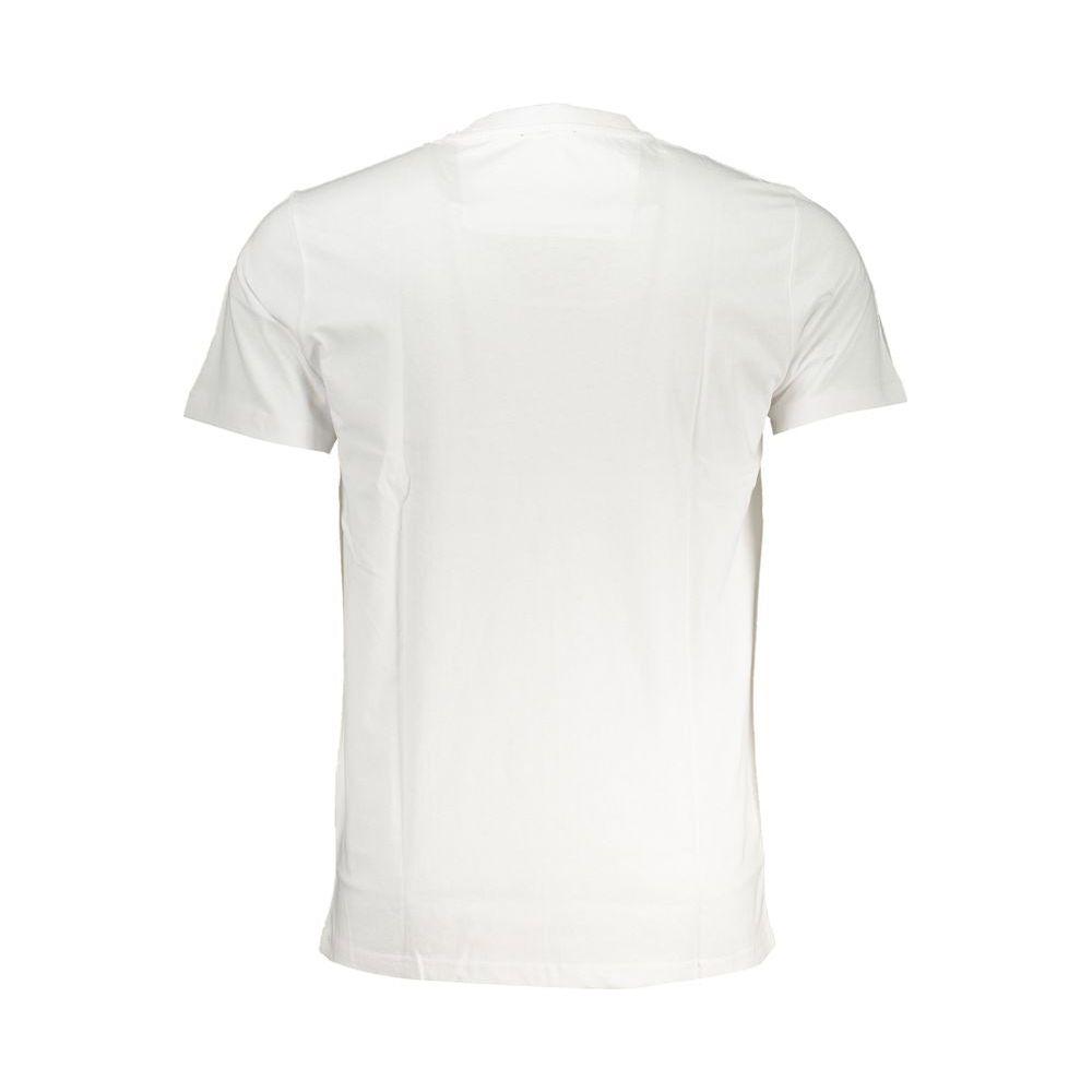 Cavalli Class White Cotton T-Shirt