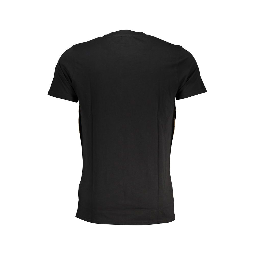 Cavalli Class Black Cotton T-Shirt Cavalli Class