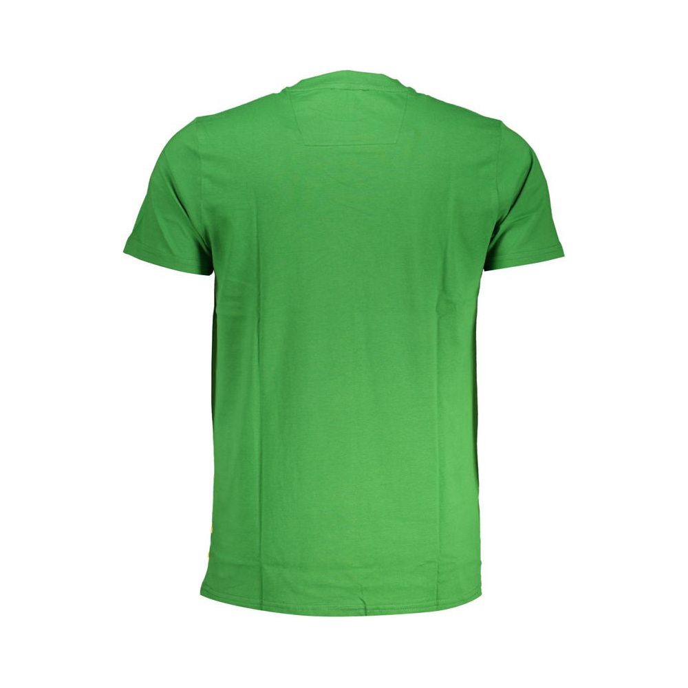 Cavalli Class Green Cotton T-Shirt Cavalli Class