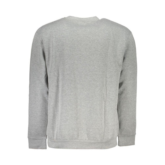 Cavalli Class Chic Gray Embroidered Sweatshirt Cavalli Class