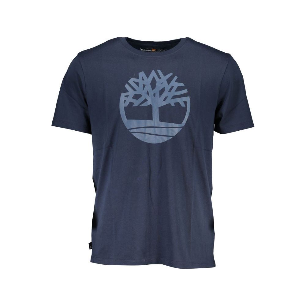 Timberland Blue Cotton T-Shirt Timberland