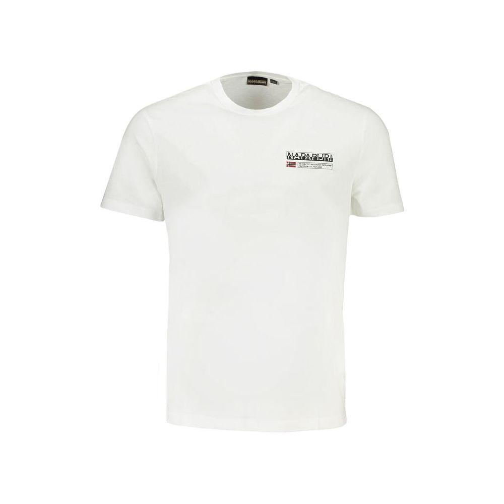 Napapijri White Cotton T-Shirt