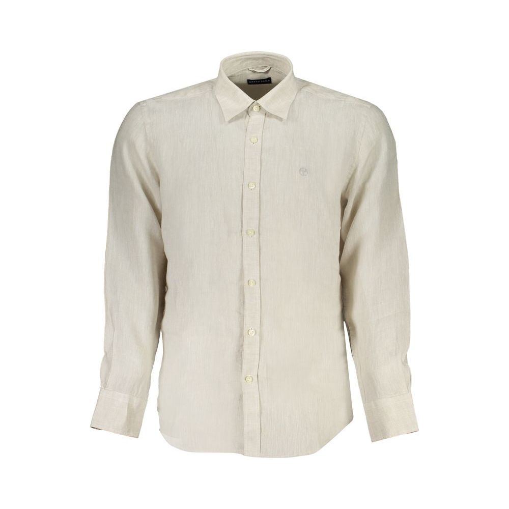 North Sails Beige Linen Shirt North Sails