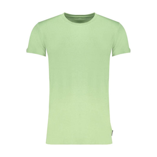 Gaudi Green Cotton T-Shirt Gaudi