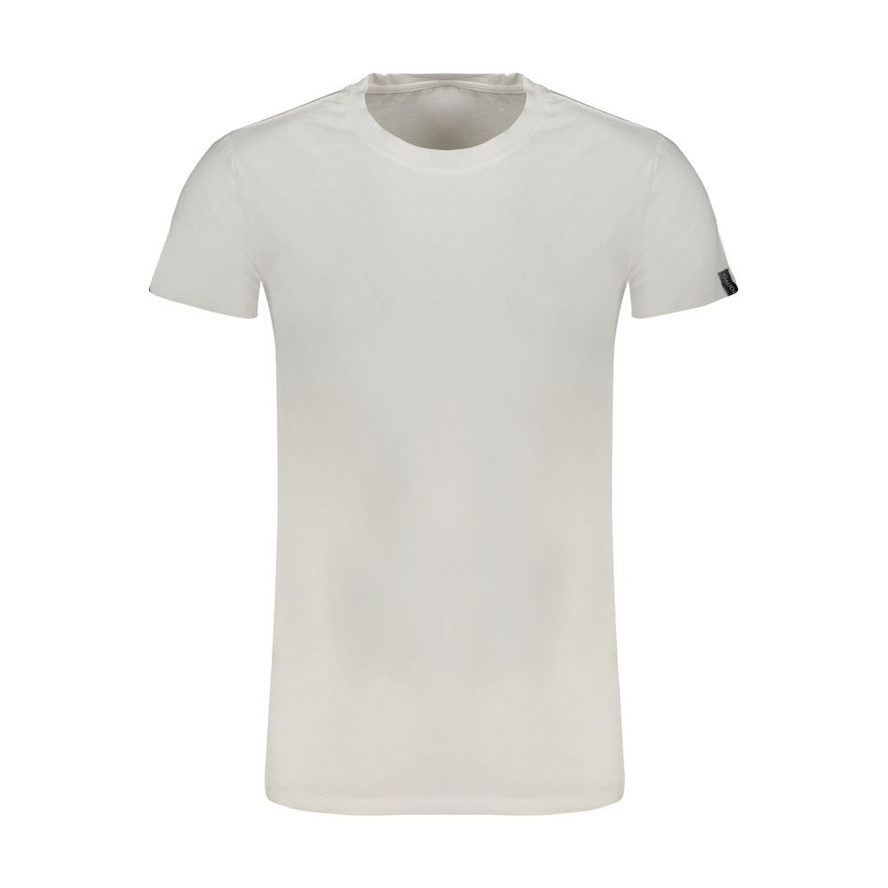 Gaudi White Cotton T-Shirt Gaudi