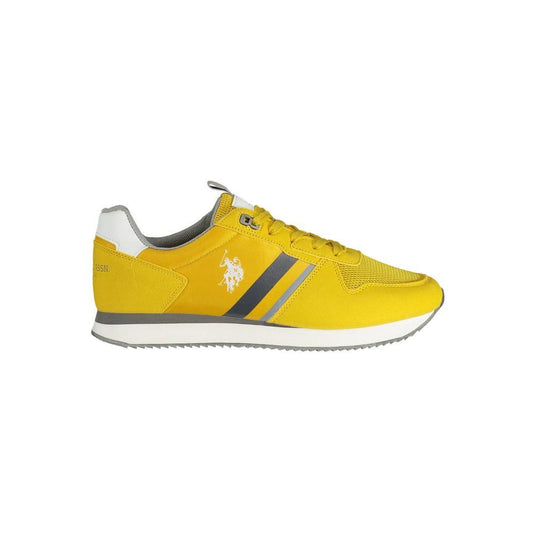 U.S. POLO ASSN. Yellow Polyester Men Sneaker U.S. POLO ASSN.