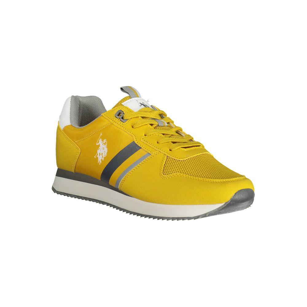 U.S. POLO ASSN. Radiant Yellow Sports Sneakers with Contrasting Details U.S. POLO ASSN.