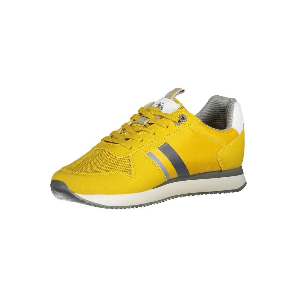 U.S. POLO ASSN. Radiant Yellow Sports Sneakers with Contrasting Details U.S. POLO ASSN.