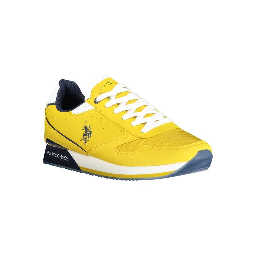 U.S. POLO ASSN. Bold Yellow Laced Sports Sneaker U.S. POLO ASSN.