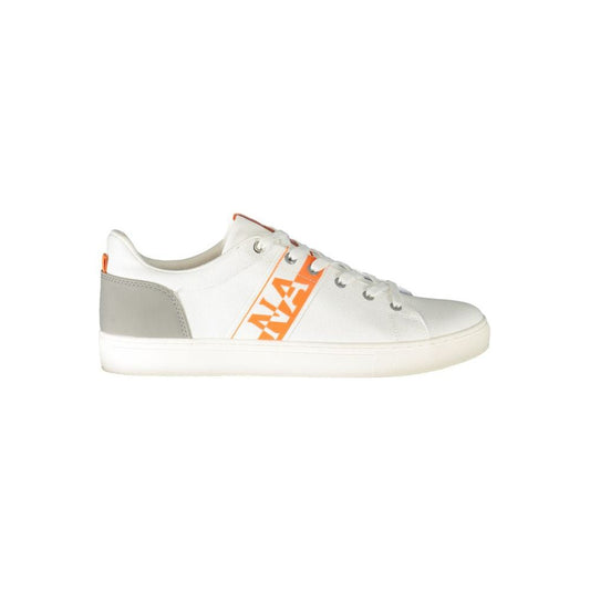 Napapijri White Polyester Sneaker Napapijri