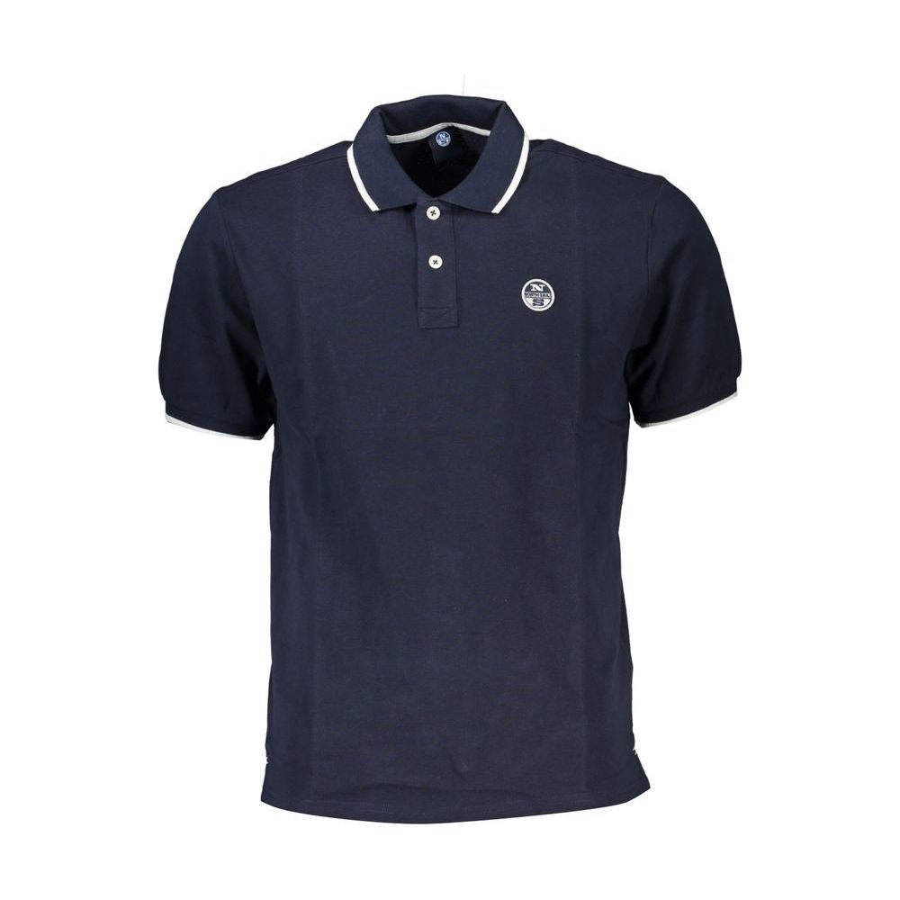 North Sails Blue Cotton Polo Shirt North Sails