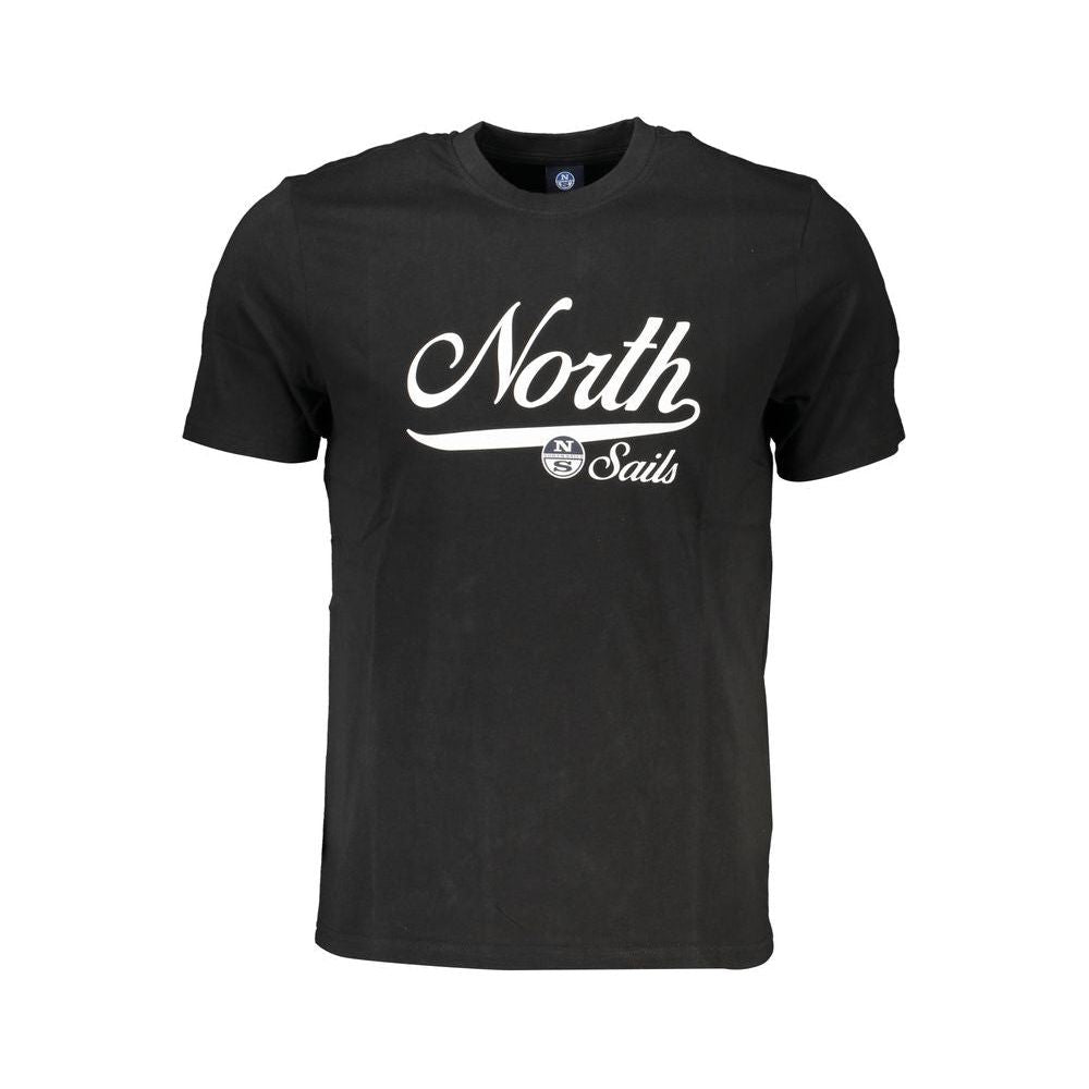 North Sails Black Cotton T-Shirt North Sails