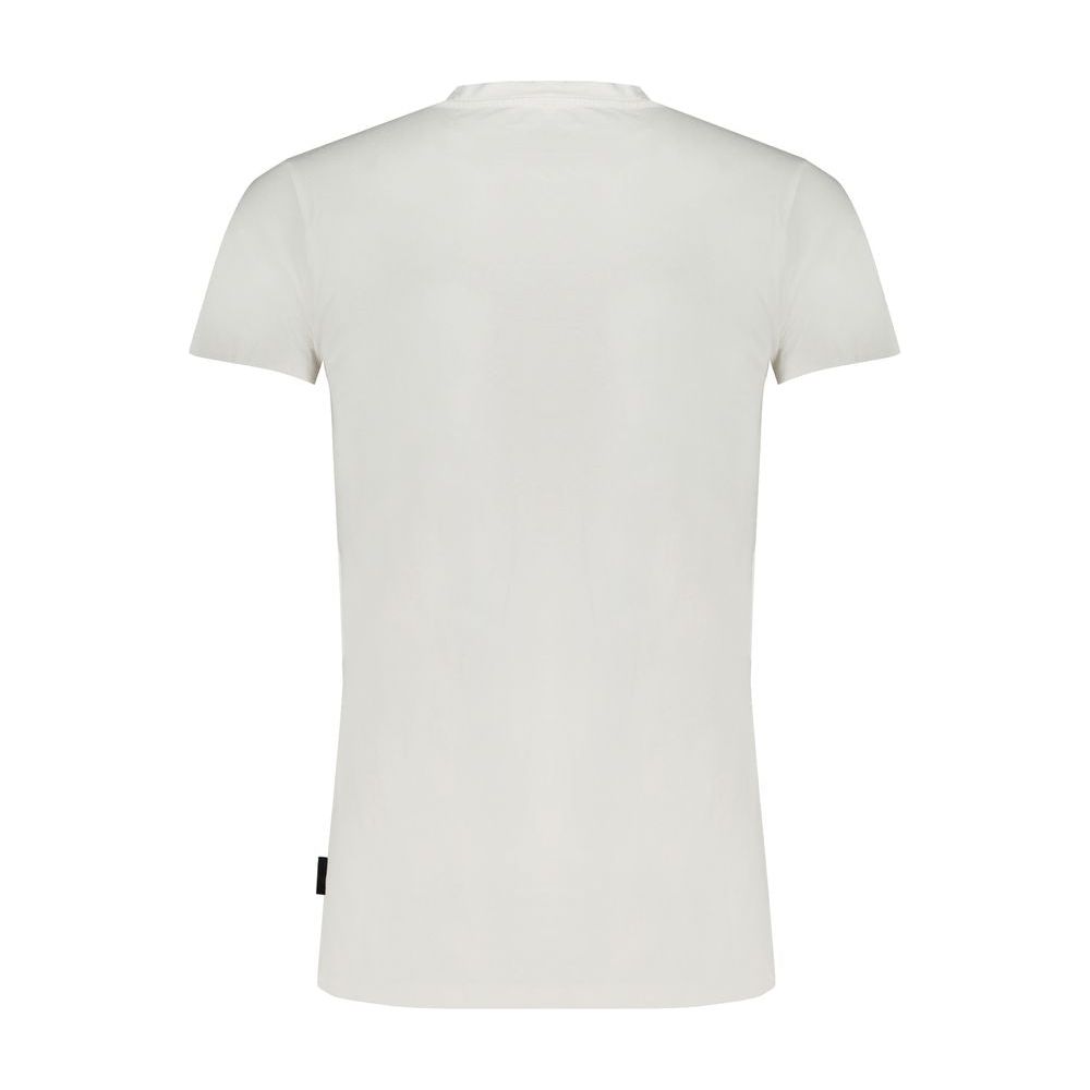 Gaudi White Cotton T-Shirt Gaudi