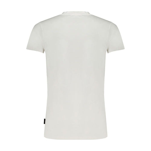 Gaudi White Cotton T-Shirt Gaudi