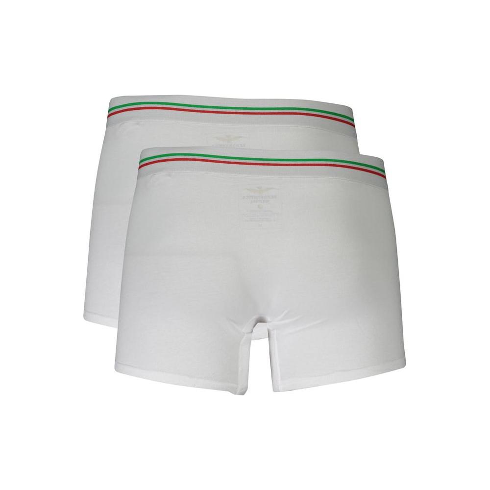 Aeronautica Militare White Cotton Underwear Aeronautica Militare