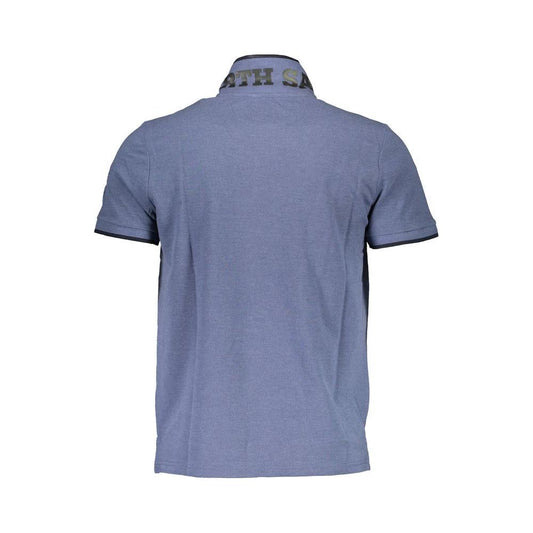 North Sails Elevated Casual Blue Polo with Contrasting Details North Sails