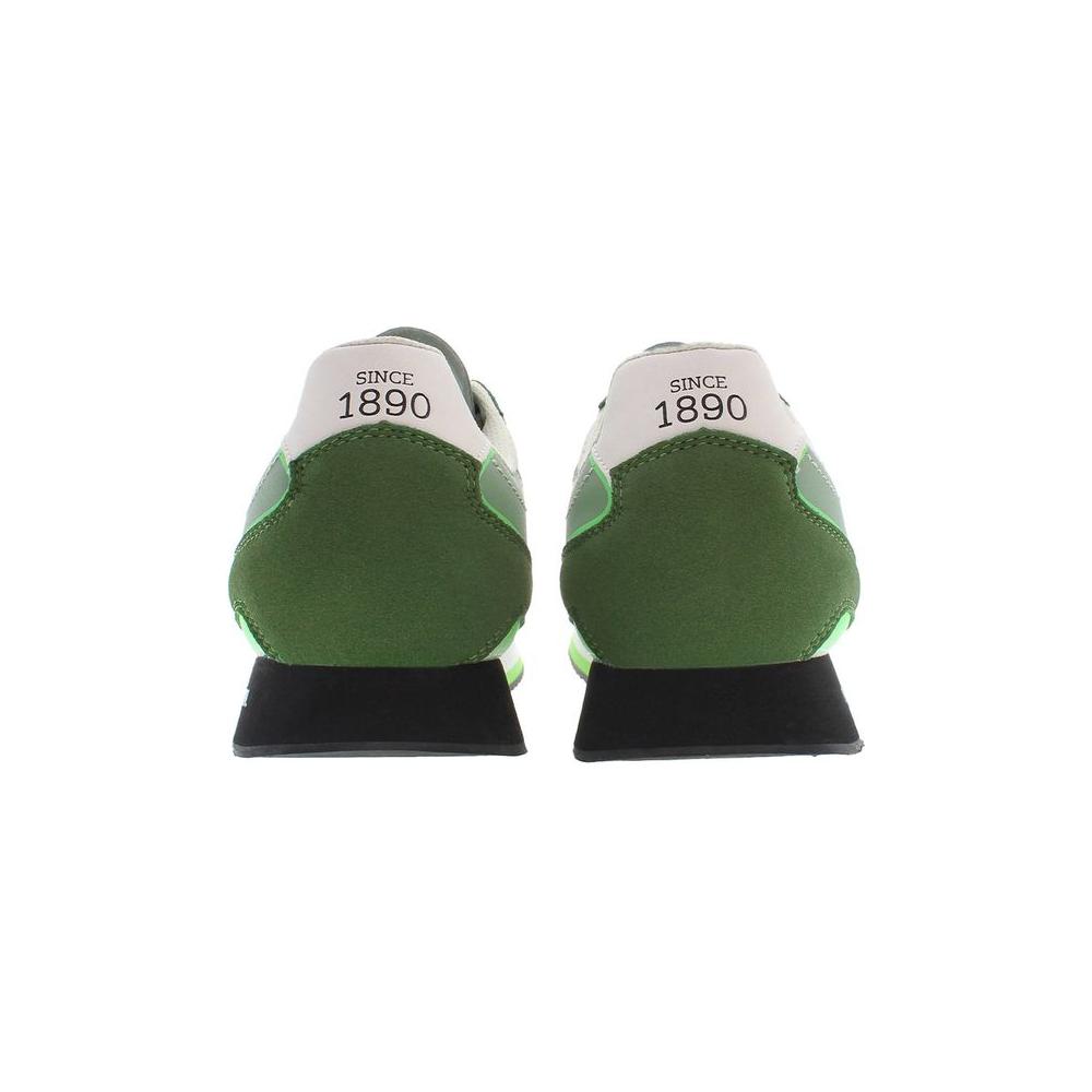 U.S. POLO ASSN. Sleek Green Sneakers with Iconic Logo Accents U.S. POLO ASSN.